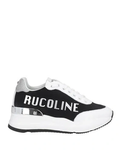 Rucoline Woman Sneakers White Size 8 Calfskin, Polyester, Polyamide, Elastane, Polyurethane