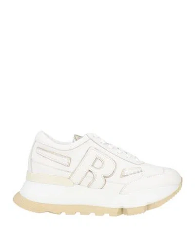 Rucoline Woman Sneakers White Size 8 Leather