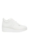 Rucoline Woman Sneakers White Size 10 Soft Leather In White