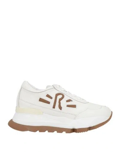 Rucoline Woman Sneakers White Size 9 Leather