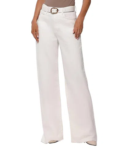 Rüdes Denim High Rise Phoenix Wide Leg In White