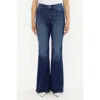 Rüdes Denim High Rise Phoenix Wide Leg Jeans In Denim Wash In Onto The Next