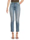 Rüdes Denim Women's The Henry Stretch Cotton Jeans In She's Taken