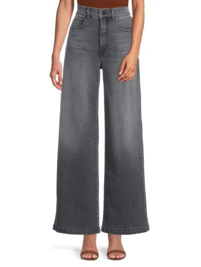 Rüdes Denim Women's The Sofia Faded Wide-leg Jeans In Baby I Do It In