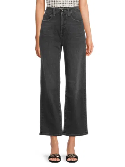 Rüdes Denim Women's The Taylor Wide Leg Stretch Cotton Jeans In Get You A Me