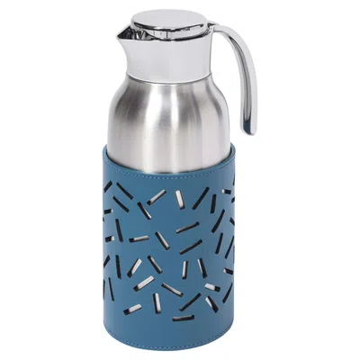 Pre-owned Rudi Gemma Large Carafe 1.5 Lt In Blue