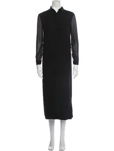 Pre-owned Rudi Gernreich Vintage Long Dress In Black