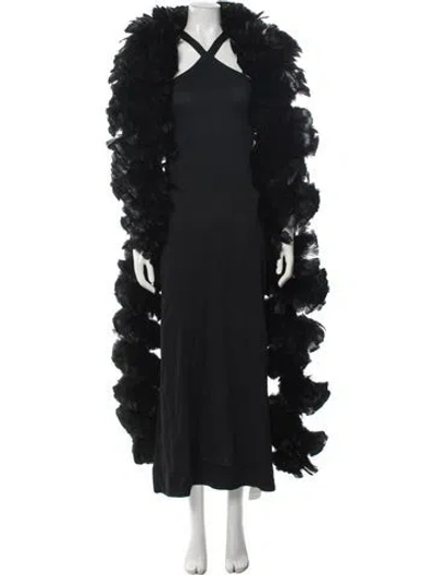 Pre-owned Rudi Gernreich Vintage Long Dress In Black