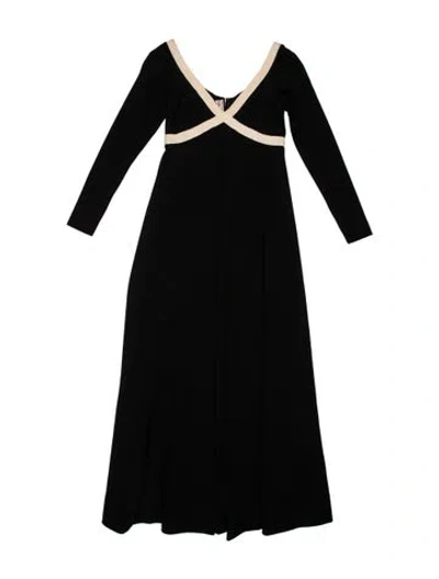 Pre-owned Rudi Gernreich Vintage Long Dress In Black