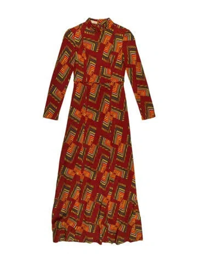 Pre-owned Rudi Gernreich Vintage Long Dress In Brown