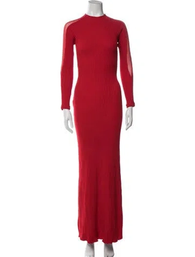 Pre-owned Rudi Gernreich Vintage Long Dress In Red