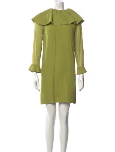 Pre-owned Rudi Gernreich Vintage Mini Dress In Green