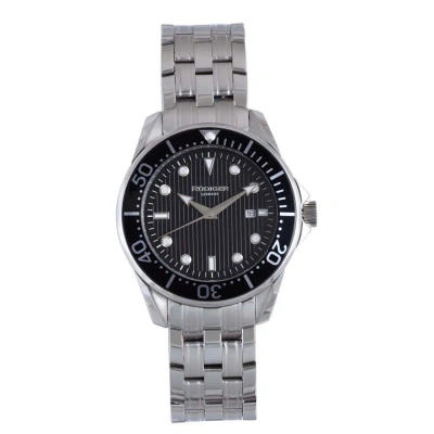 Rudiger Chemnitz Black Dial Men's Watch R2000-04-007 In Gray
