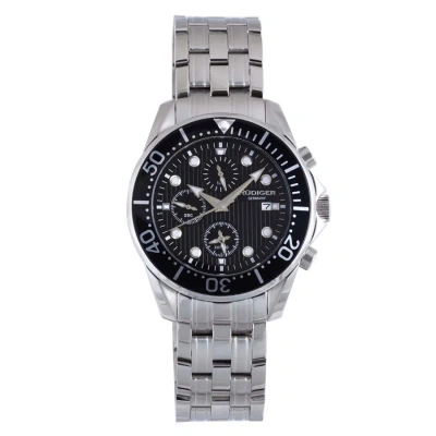 Rudiger Chemnitz Chronograph Black Dial Men's Watch R2001-04-007 In Metallic