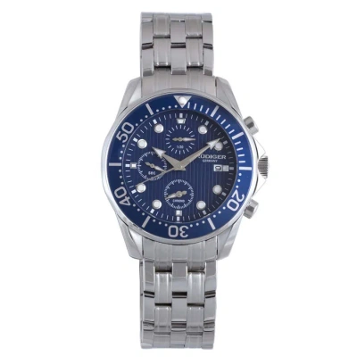 Rudiger Chemnitz Chronograph Blue Dial Men's Watch R2001-04-003 In Metallic