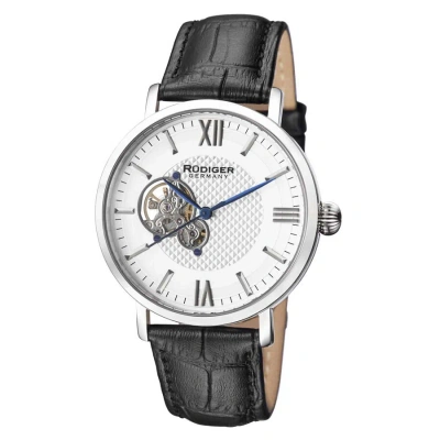 Rudiger Stuttgart Automatic White Dial Men's Watch R3500-04-001 In Metallic