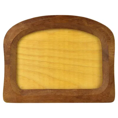 Pre-owned Rudolf Steiner Anthroposophical  Hand-carved Wood Photo Picture Frame Ca. 1930s In Brown