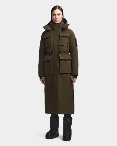 Rudsak Atmosphere Women's Maxi Down Parka In Green