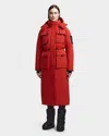 Rudsak Atmosphere Women's Maxi Down Parka In Orange