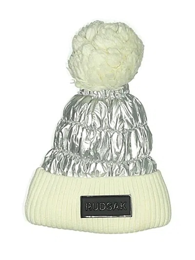 Pre-owned Rudsak Beanie Hat In Silver