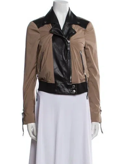 Pre-owned Rudsak Biker Jacket In Brown