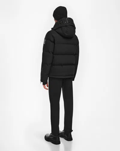 Rudsak Black Color Joel M Men's Recycled Stormshell Down Puffer