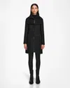 Rudsak Caroline Women's Wool Coat In Black