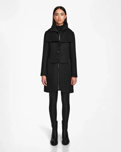 Rudsak Caroline Women's Wool Coat In Black