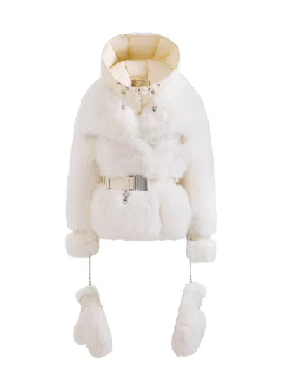 Rudsak Chloe Faux Fur Jacket In White