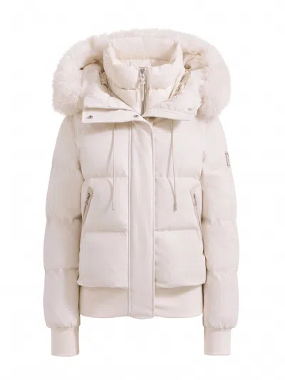Rudsak Cieyna Down-filled Bomber Jacket In Gold