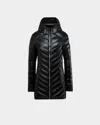 Shop Rudsak Cosette Women's Glossy Quilted Light Down Jacket In Black