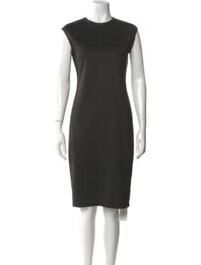 Pre-owned Rudsak Crew Neck Knee-length Dress In Gray