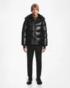 Rudsak Daniel S Men's Glossy Down Puffer In Black