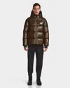 Rudsak Daniel S Men's Glossy Down Puffer In Multi