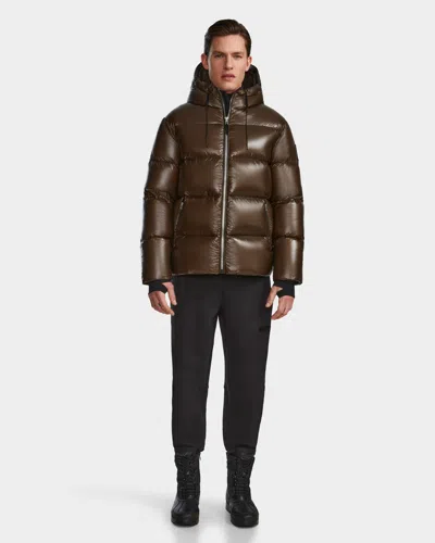 Rudsak Daniel S Men's Glossy Down Puffer In Multi