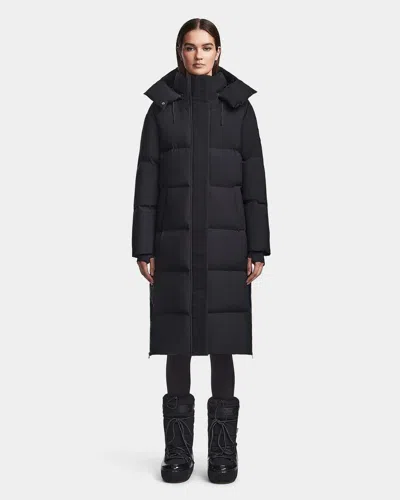 Rudsak Danielle Women's Maxi Matte Down Puffer In Black