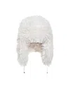 Rudsak Darby Faux Fur Unisex Aviator Hat In White
