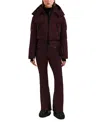 Rudsak Dinara One-piece Puffer Ski Suit In Brown