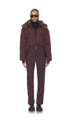 Rudsak Dinara Ski Suit In Burgundy