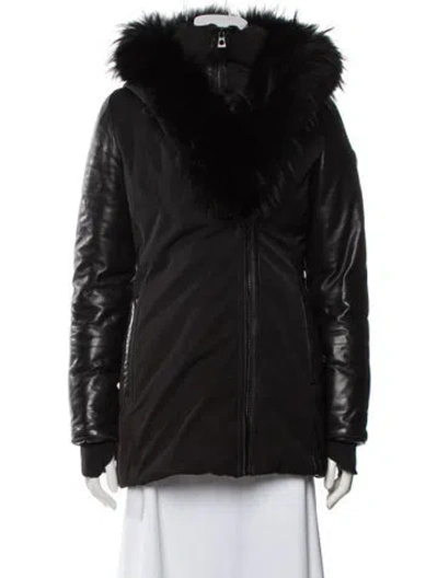 Pre-owned Rudsak Down Coat In Black