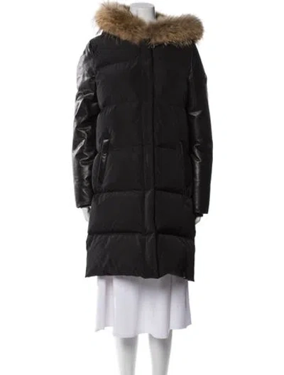 Pre-owned Rudsak Down Coat In Black