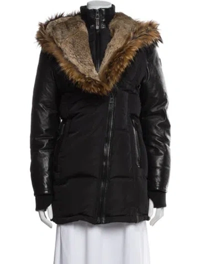 Pre-owned Rudsak Down Coat In Black