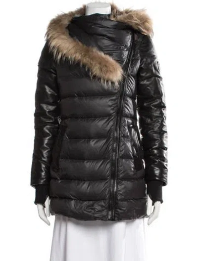 Pre-owned Rudsak Down Coat In Black