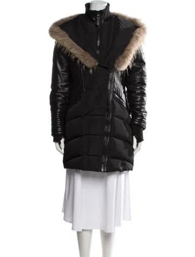 Pre-owned Rudsak Down Coat In Black