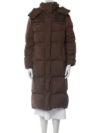 Pre-owned Rudsak Down Coat In Brown