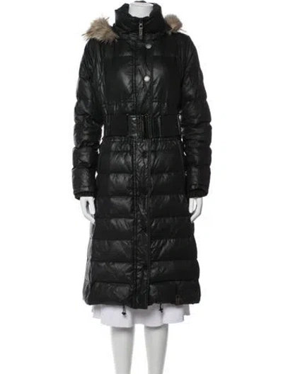 Pre-owned Rudsak Down Down Coat In Black