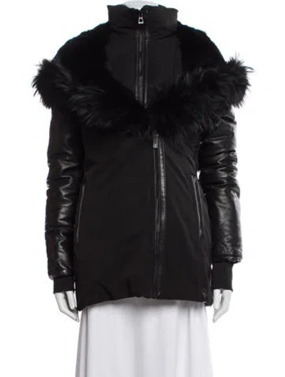 Pre-owned Rudsak Down Jacket In Black
