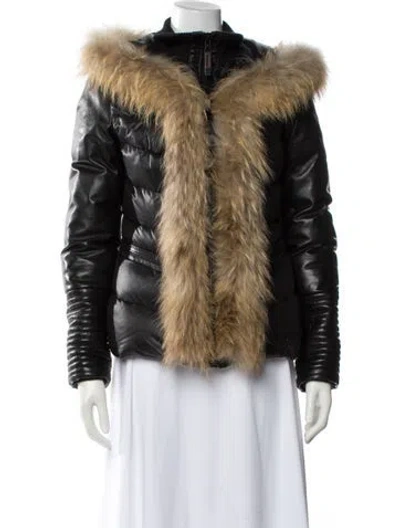 Pre-owned Rudsak Down Jacket In Black