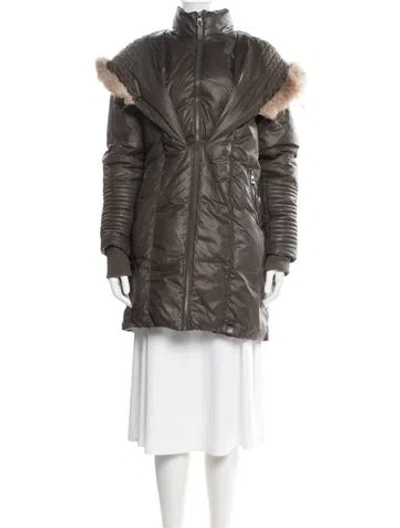 Pre-owned Rudsak Down Jacket In Green