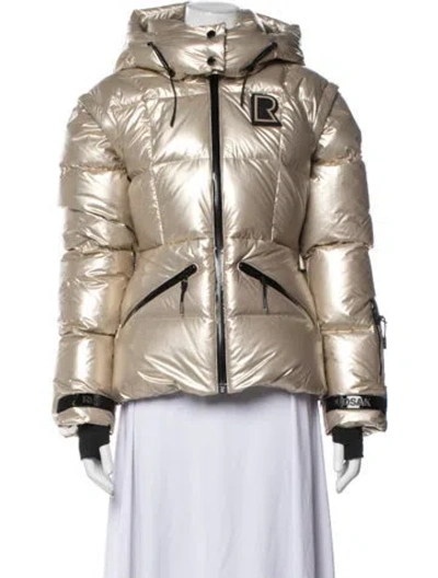 Pre-owned Rudsak Down Jacket In Metallic
